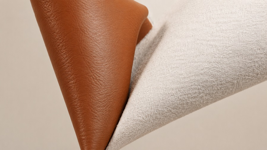 Cận cảnh bề mặt da microfiber cao cấp